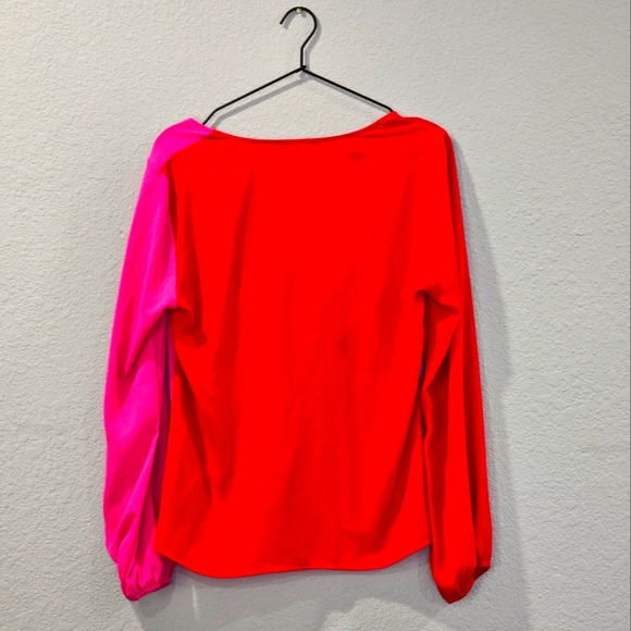 Express Twist Front Top - Red and Pink - Small - Picture 2 of 3